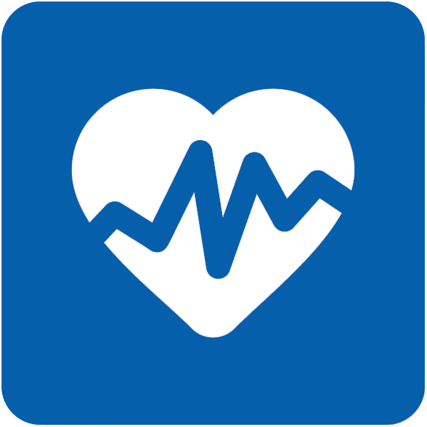 Health Insurance heartbeat icon